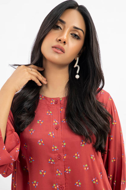 Printed Cotail Dress