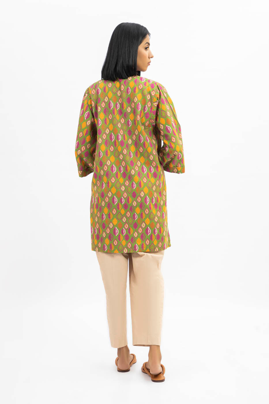 Printed Khaddar Shirt