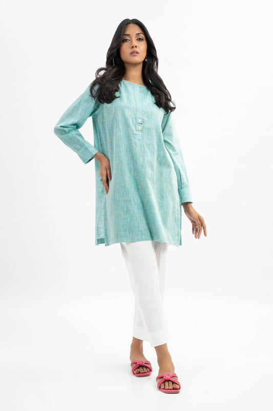 Dyed Embroidered Yarn Shirt