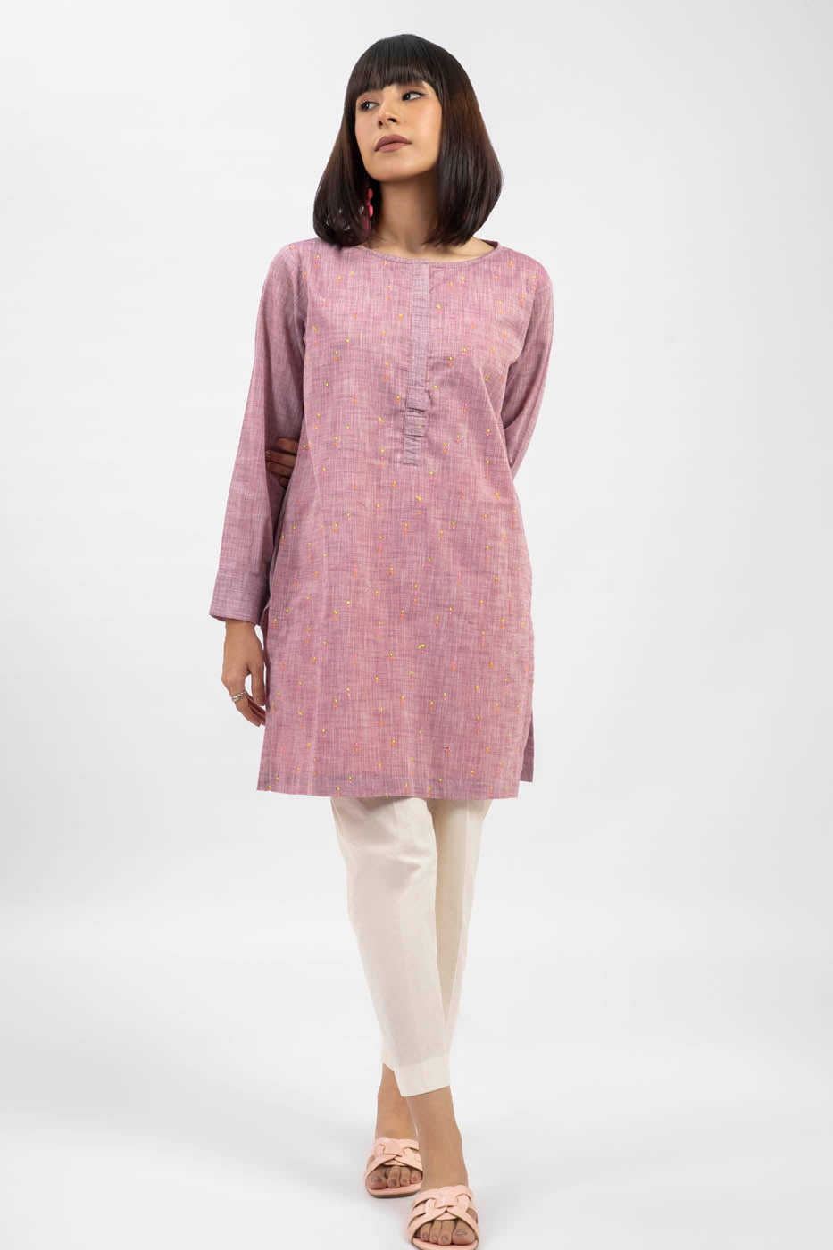 Yarn Dyed Embroidered Shirt