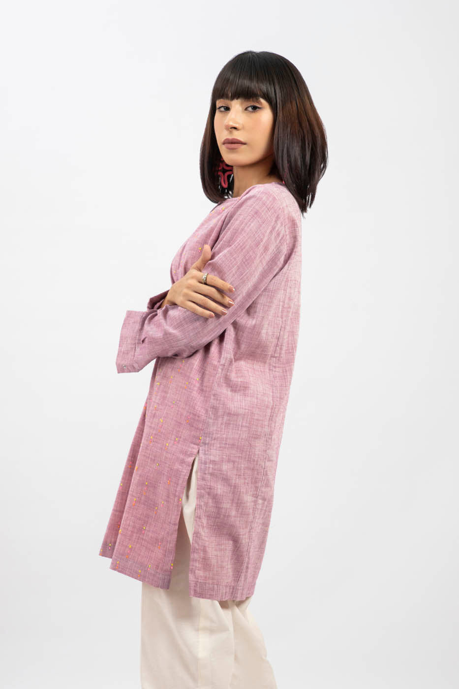Yarn Dyed Embroidered Shirt