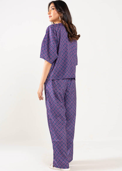 2 PC Printed Silk Outfit
