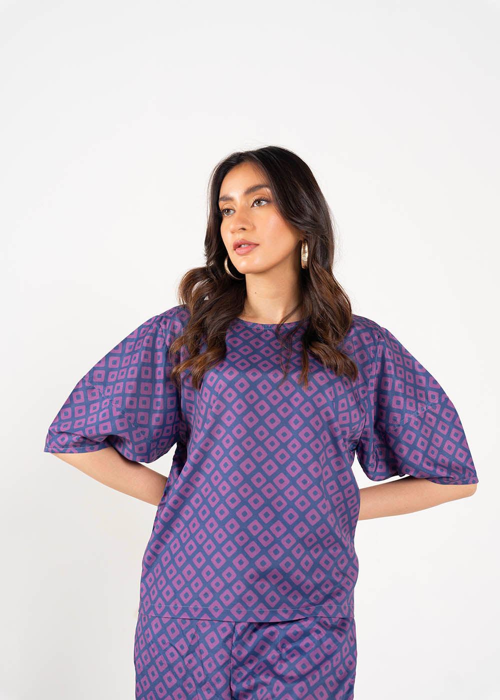 2 PC Printed Silk Outfit