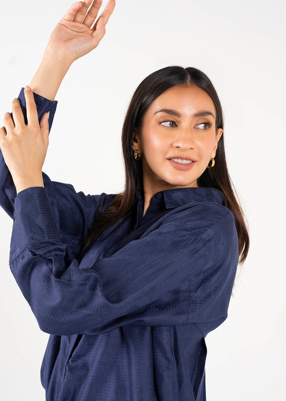Dyed Jacquard Shirt