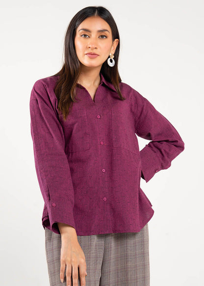Dyed Yarn Shirt