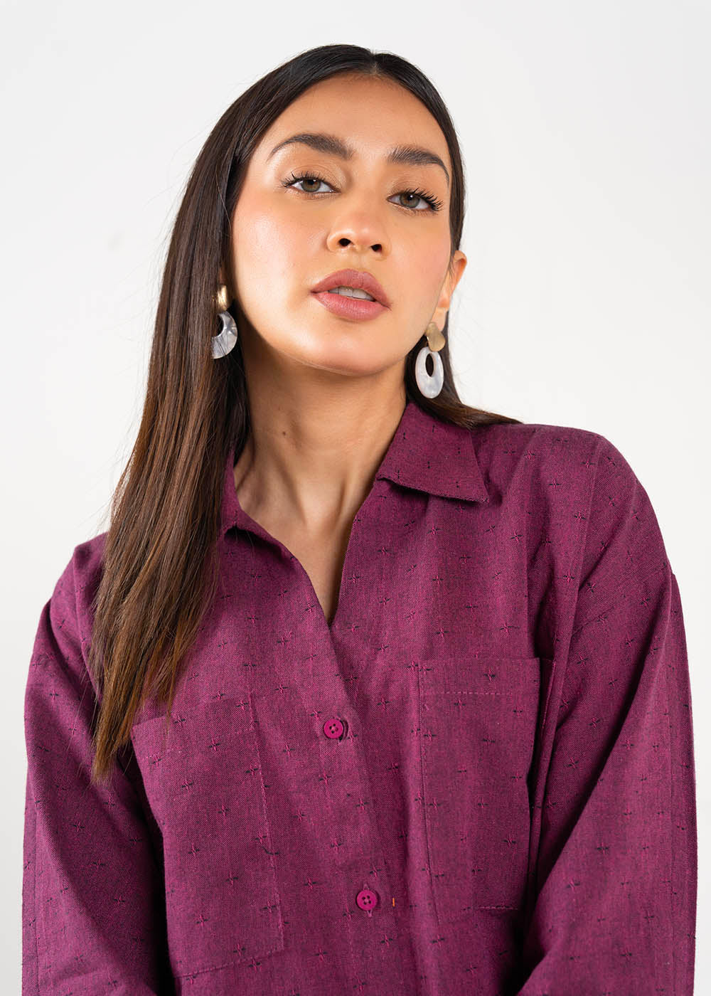 Dyed Yarn Shirt