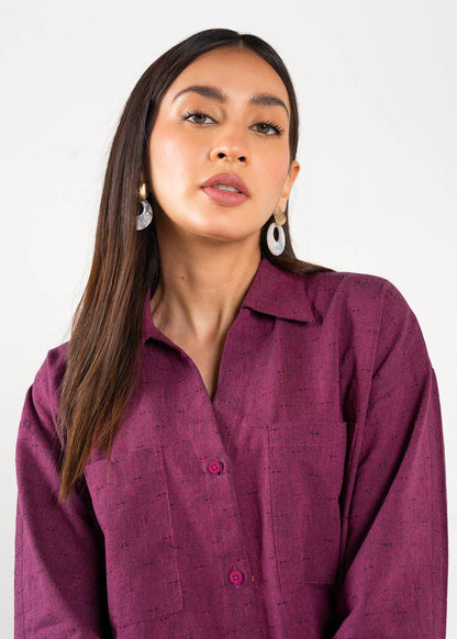 Dyed Yarn Shirt