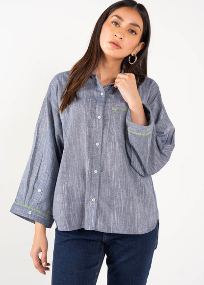 Dyed Yarn Shirt