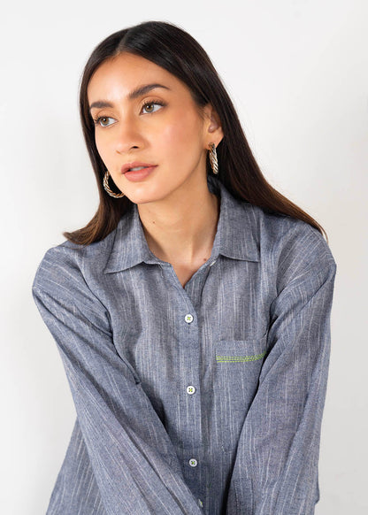 Dyed Yarn Shirt