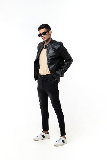 BTW - BLACK LEATHER JACKET