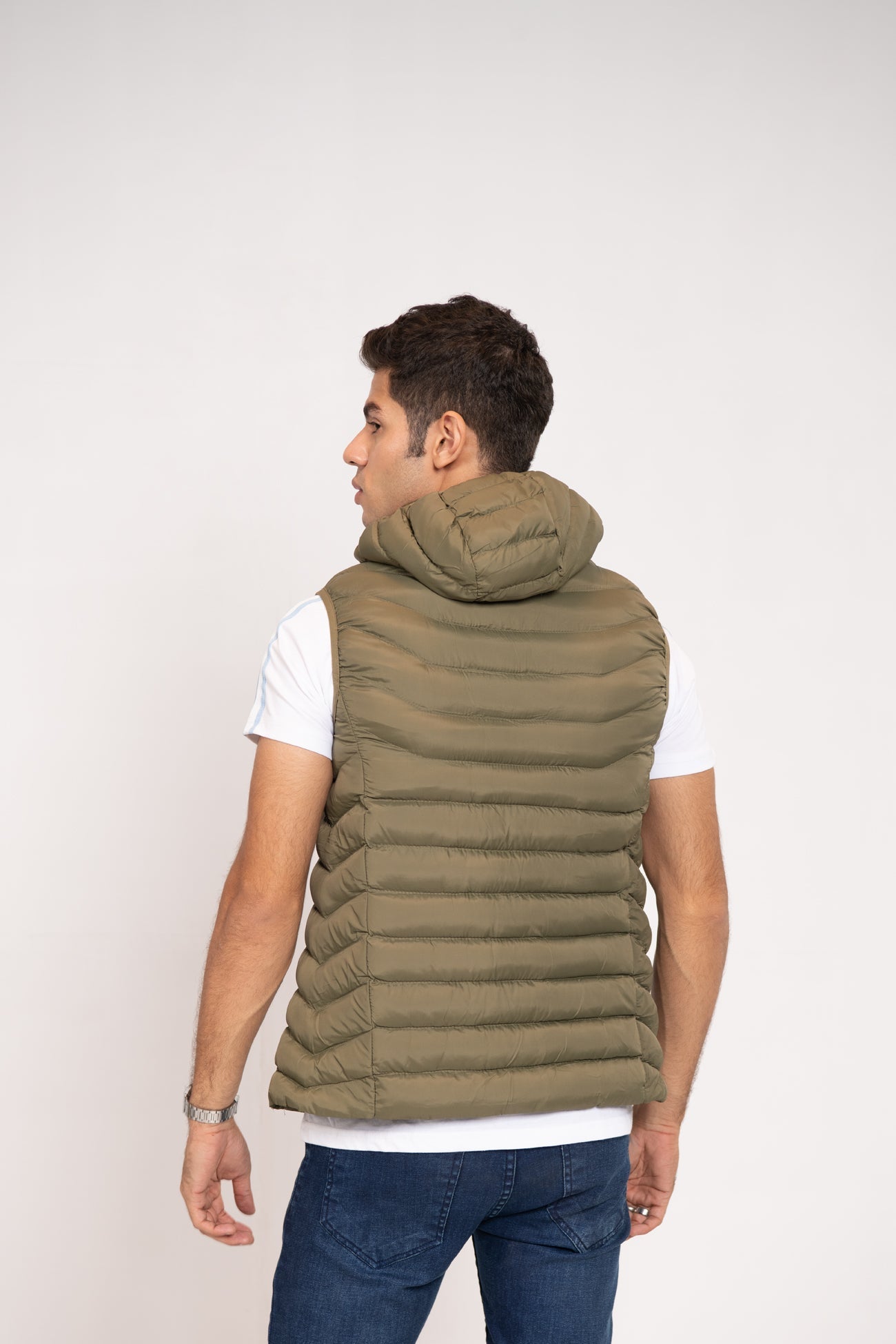 BTW - HOODED PADDED GILET