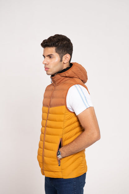 BTW - COLOR BLOCK PUFFER GILET