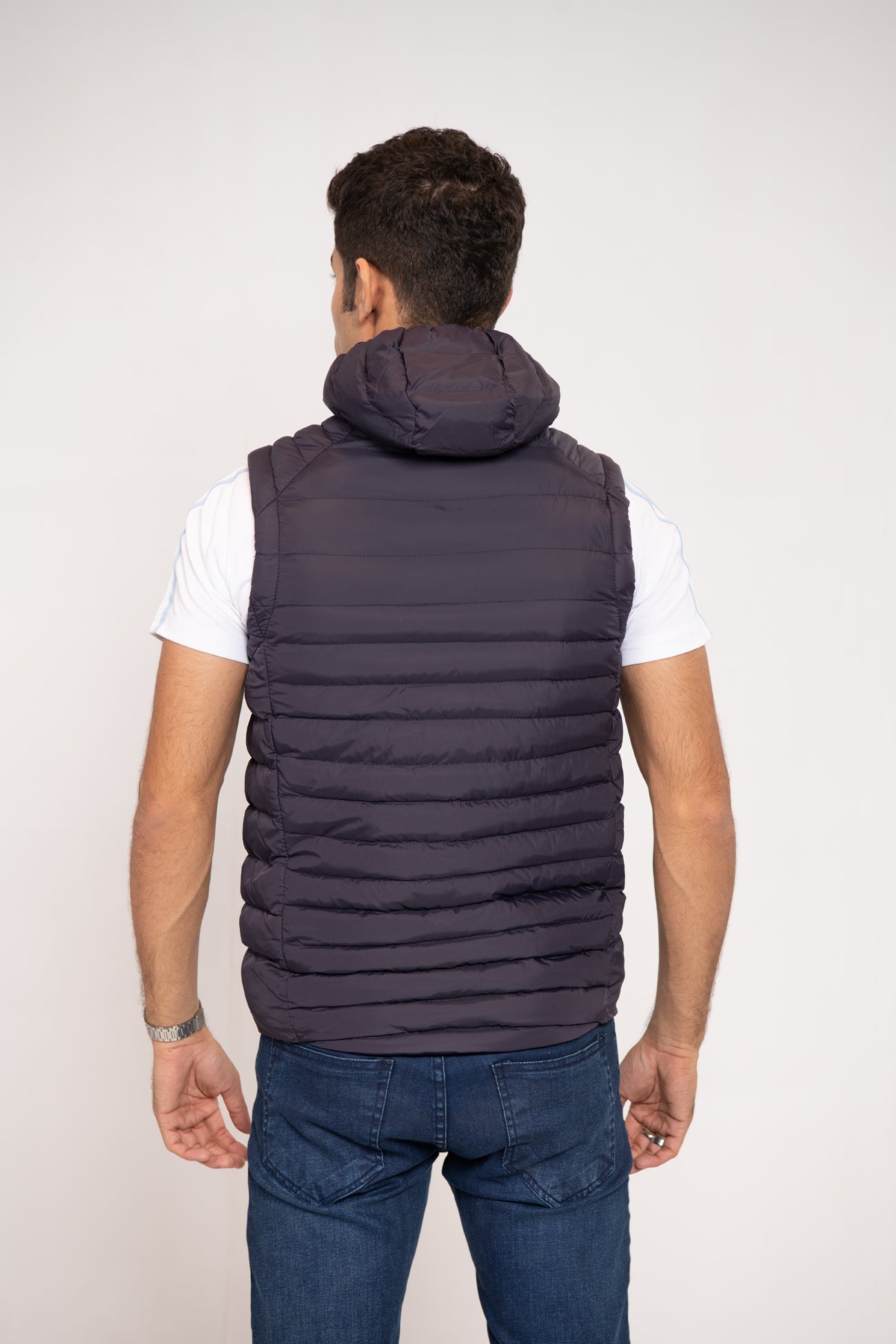 BTW - HOODED PUFFER GILET