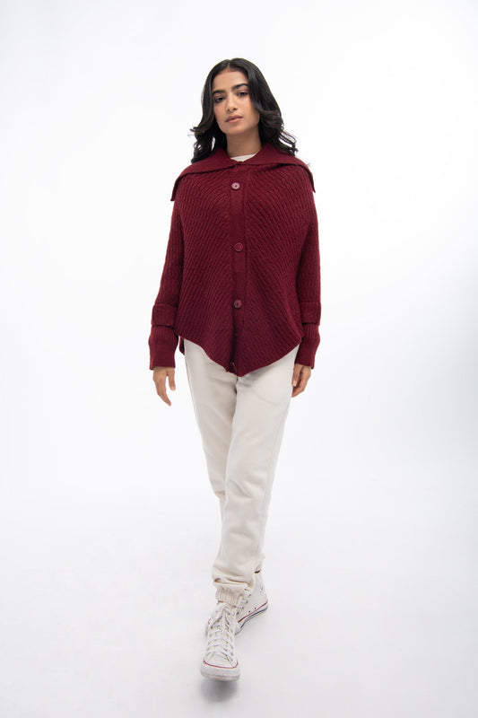 BTW - WIDE COLLAR SWEATER