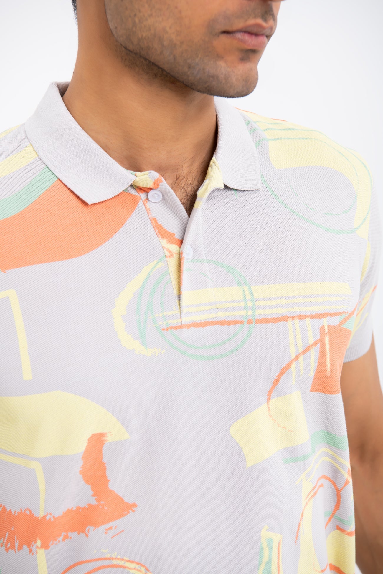 BTW - REGULAR FIT PRINTED POLO SHIRT