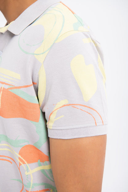 BTW - REGULAR FIT PRINTED POLO SHIRT