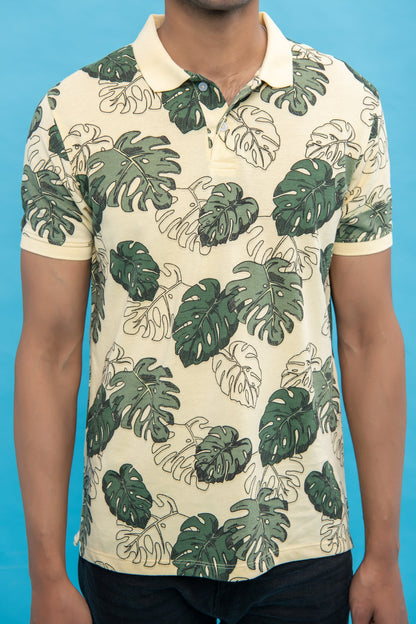 BTW - REGULAR FIT PRINTED POLO SHIRT