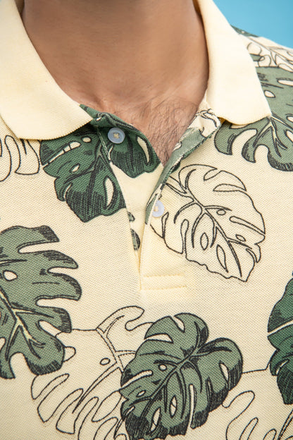 BTW - REGULAR FIT PRINTED POLO SHIRT