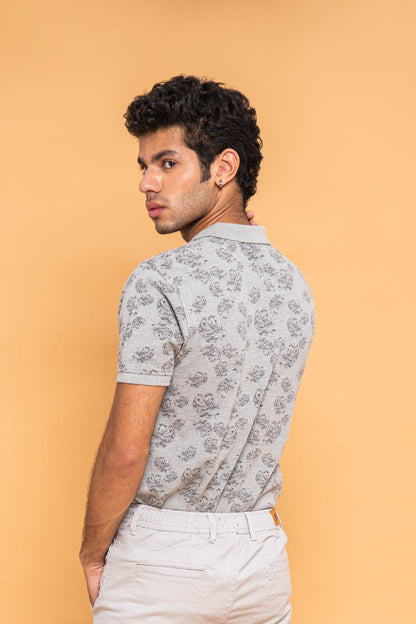 BTW - TROPICAL PATTERN POLO