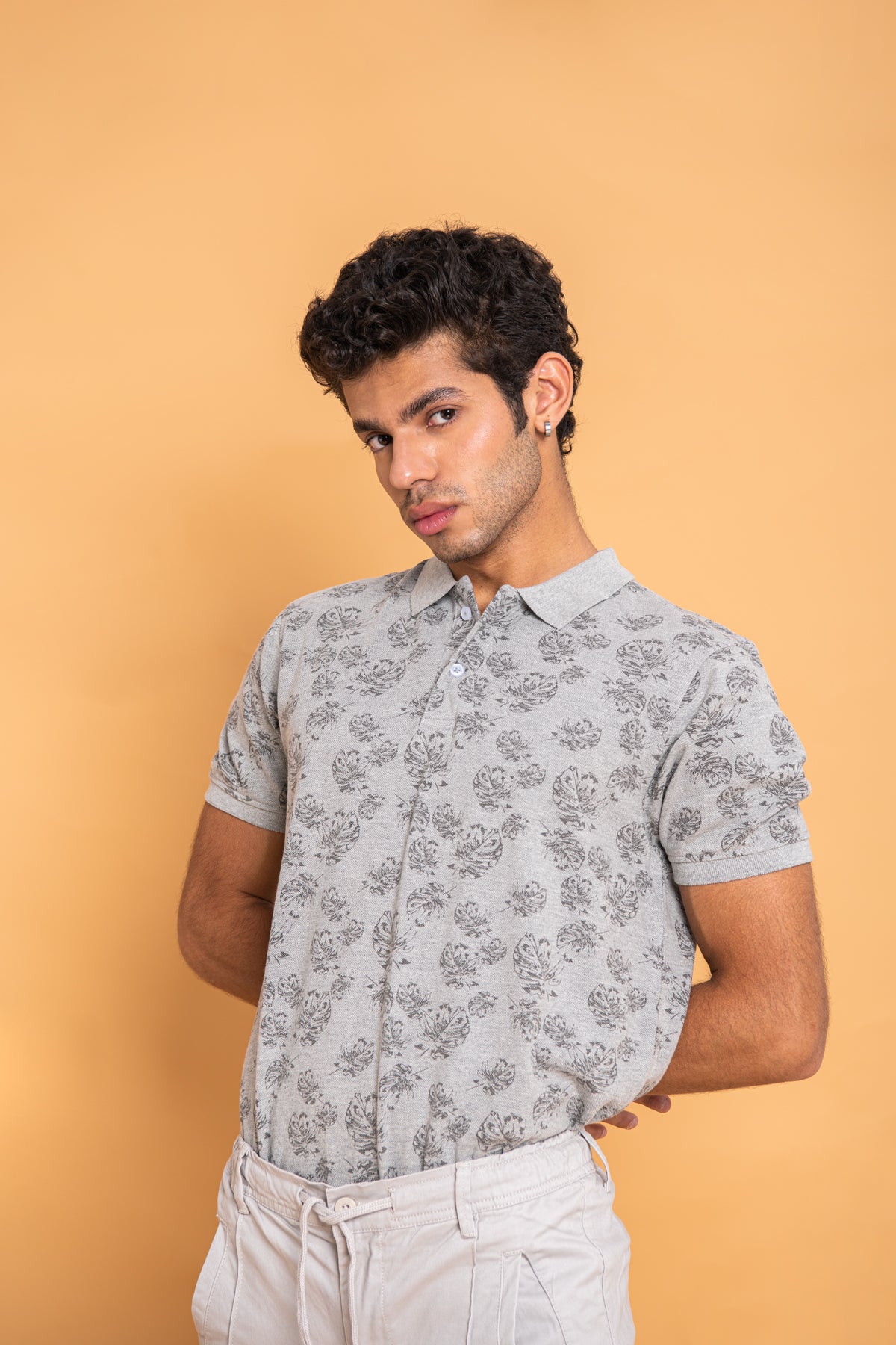 BTW - TROPICAL PATTERN POLO