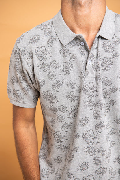 BTW - TROPICAL PATTERN POLO