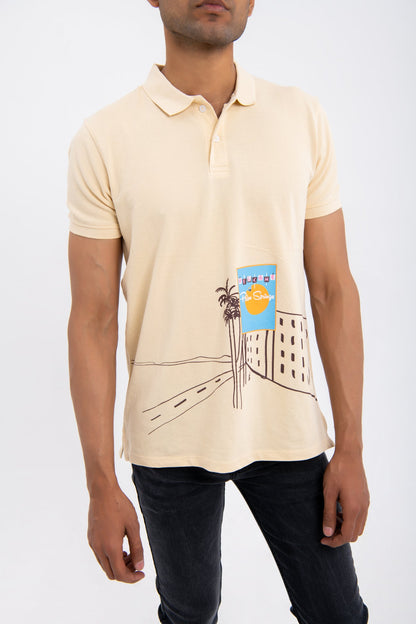 BTW - REGULAR FIT PRINTED POLO SHIRT