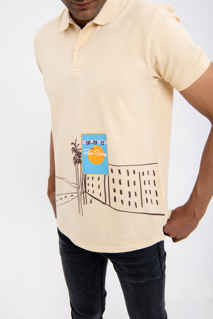 BTW - REGULAR FIT PRINTED POLO SHIRT