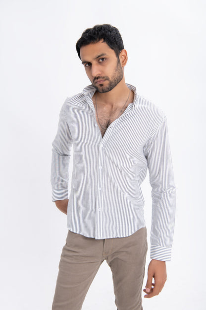 BTW - THE STRIPE BUTTON DOWN SHIRT