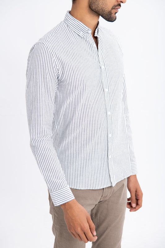BTW - THE STRIPE BUTTON DOWN SHIRT