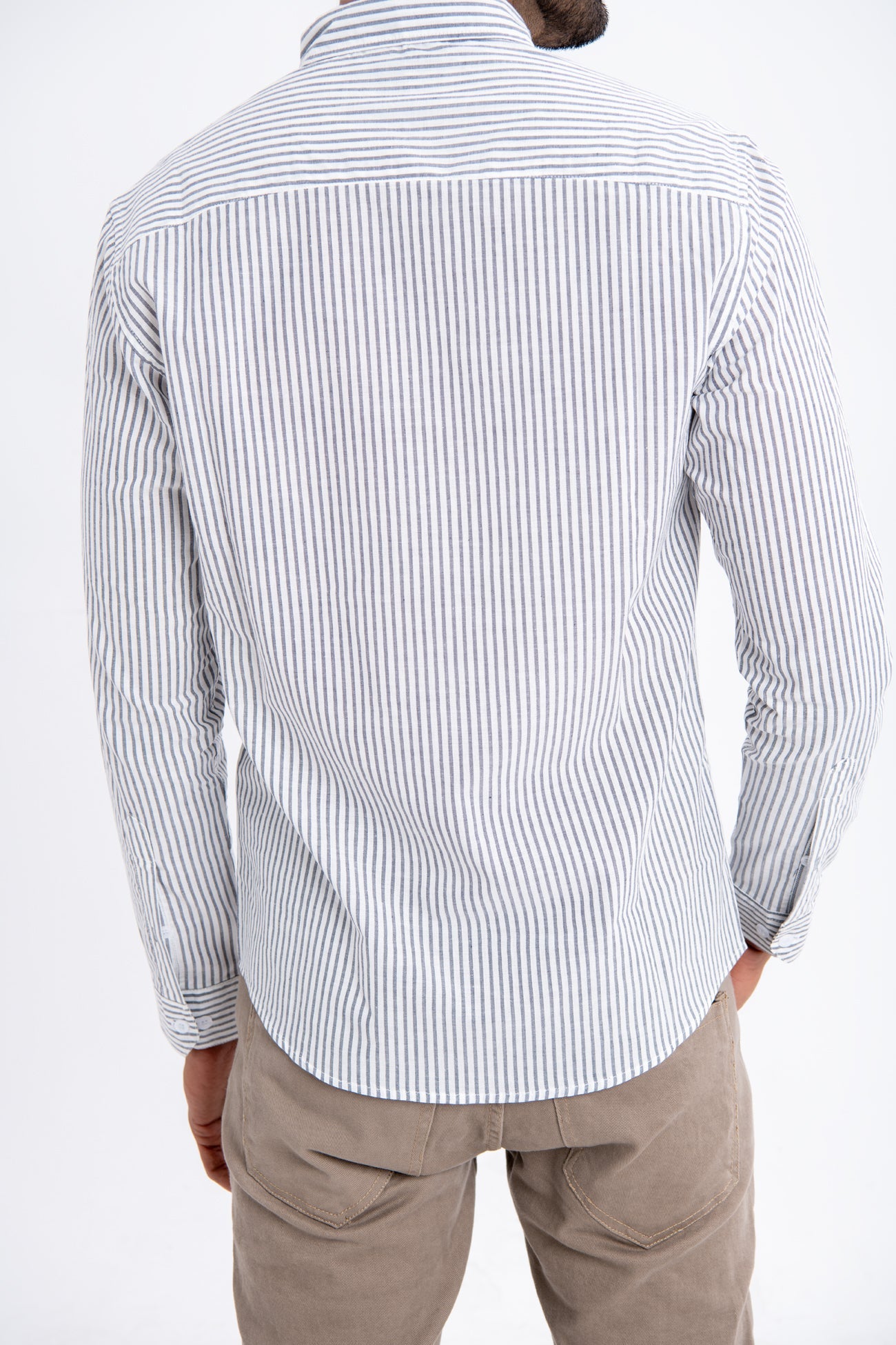 BTW - THE STRIPE BUTTON DOWN SHIRT