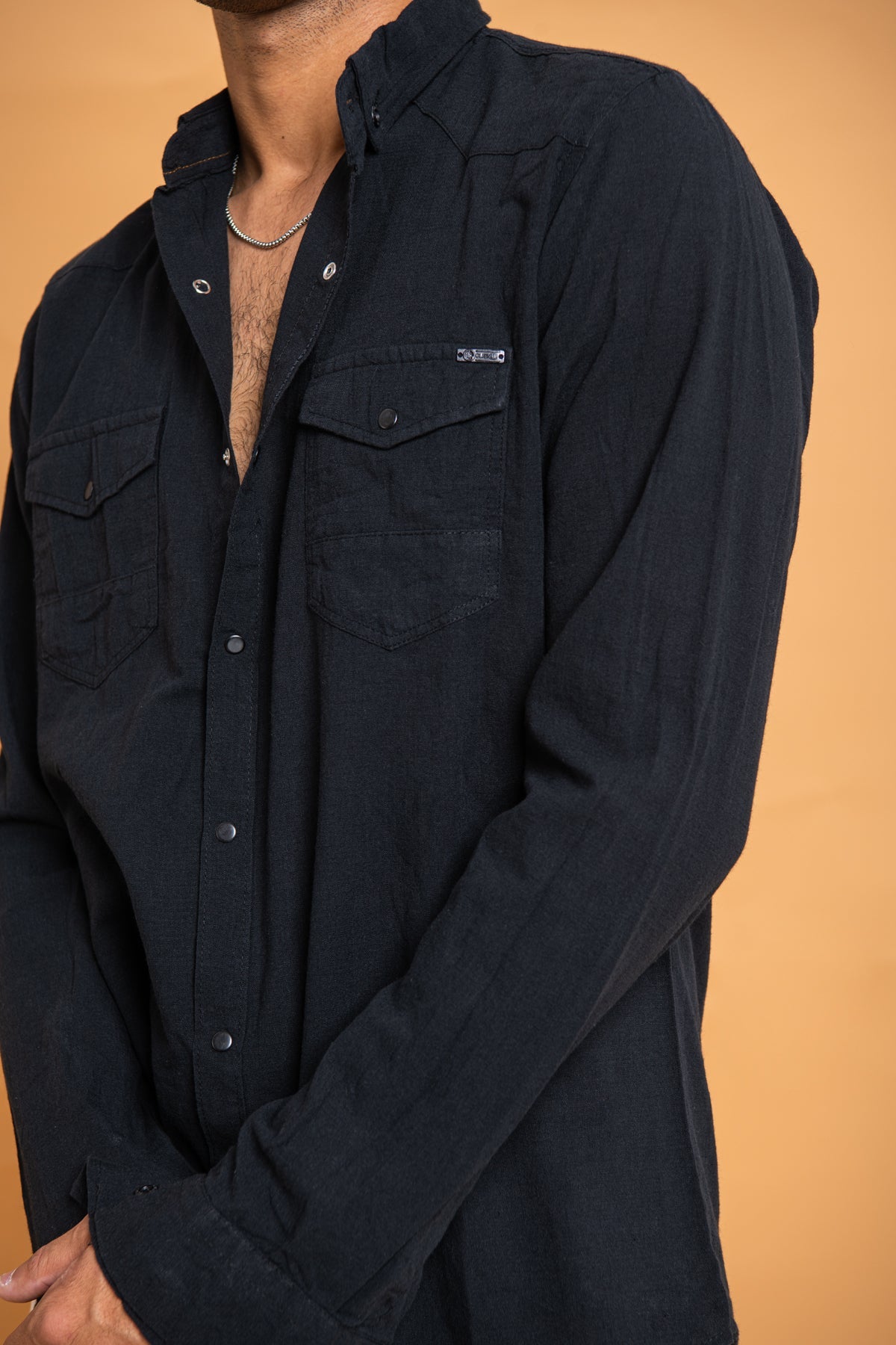 BTW - PATCH POCKET BUTTON DOWN SHIRT