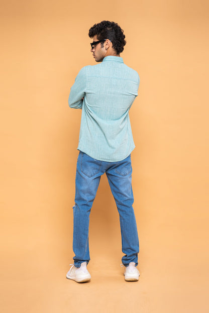 BTW - PATCH POCKET BUTTON DOWN SHIRT