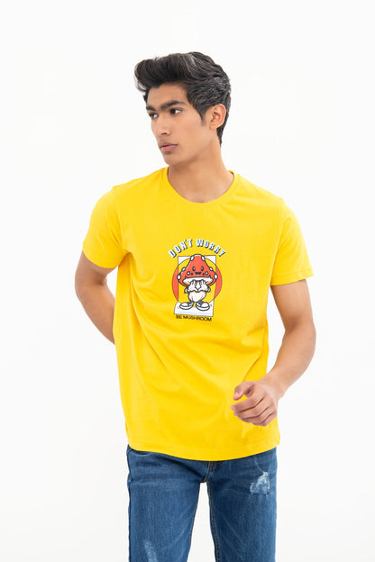 BTW - REGULAR FIT PRINTED T-SHIRT