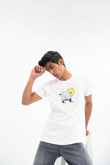 BTW - REGULAR FIT PRINTED T-SHIRT