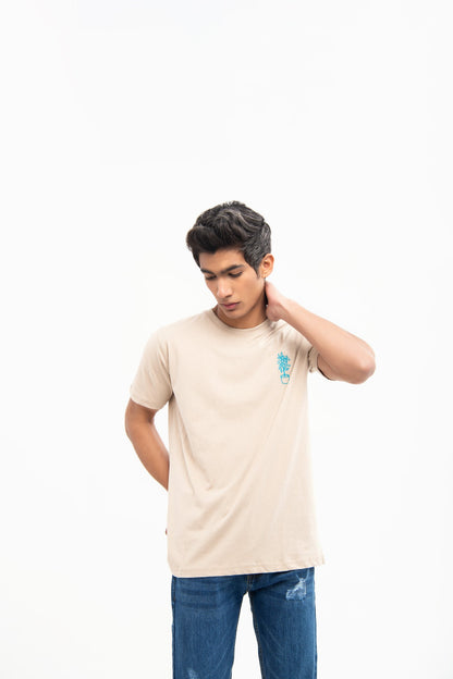 BTW - OVERSIZED EMBROIDERED T-SHIRT