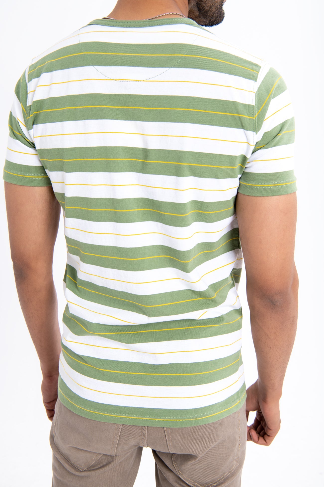 BTW - YARN DYED HENLEY T-SHIRT