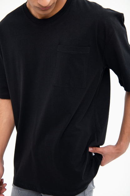 BTW - CREW NECK T-SHIRT WITH PATCH POCKET