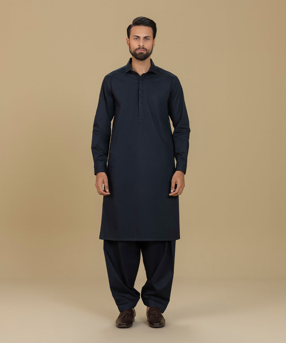Sapphire - Cotton Dobby Suit