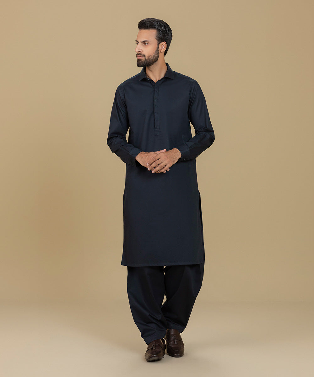 Sapphire - Cotton Dobby Suit