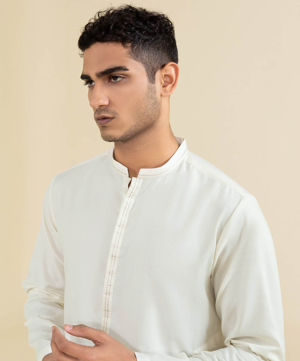 Embroidered Wash & Wear Kurta