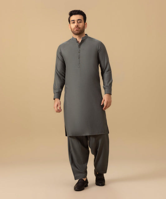 Sapphire - Embroidered Wash & Wear Suit