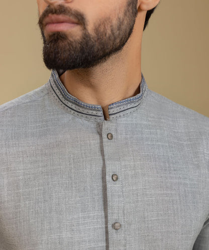 Sapphire - Embroidered Wash & Wear Kurta