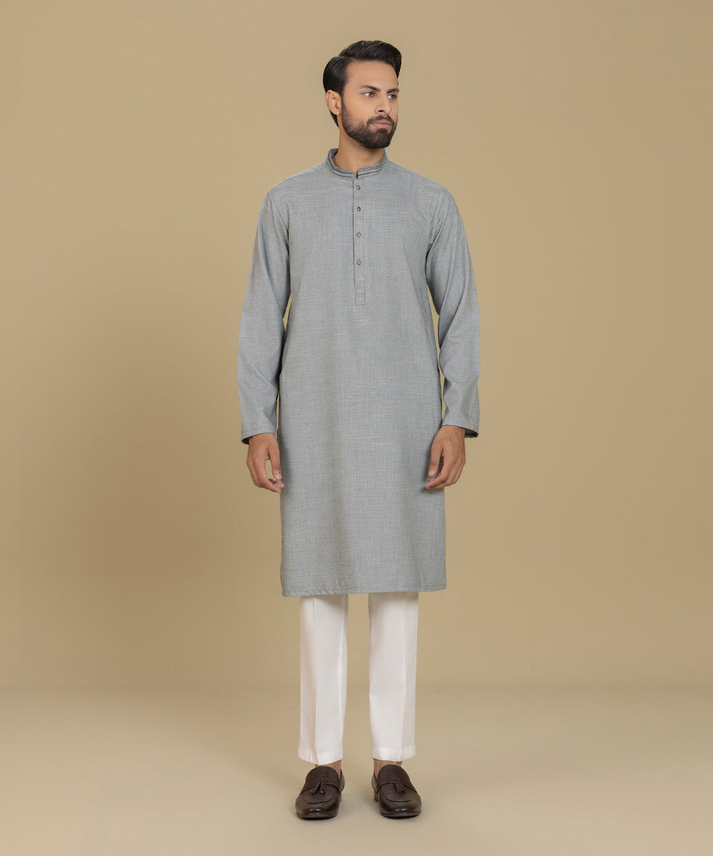 Sapphire - Embroidered Wash & Wear Kurta