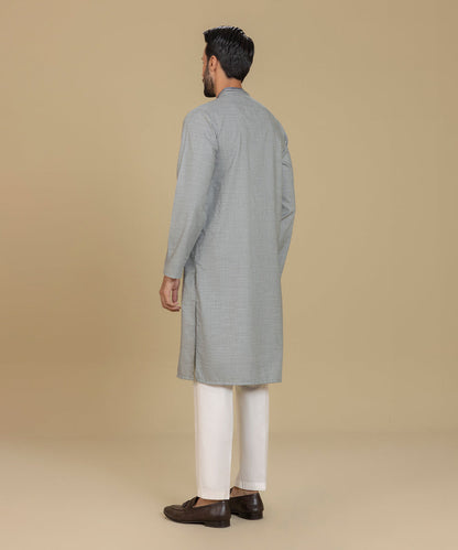 Sapphire - Embroidered Wash & Wear Kurta