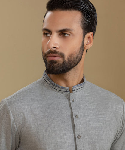 Sapphire - Embroidered Wash & Wear Kurta