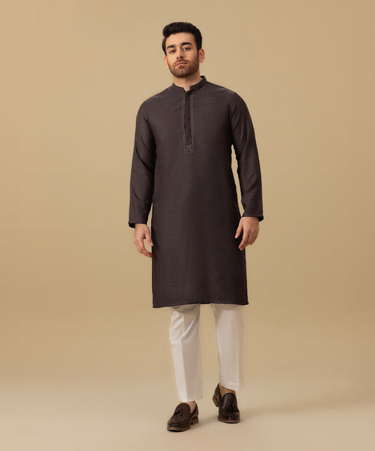 Sapphire - Embroidered Wash & Wear Kurta
