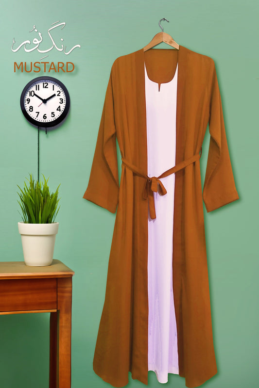 Bustangi - Mustard Abaya