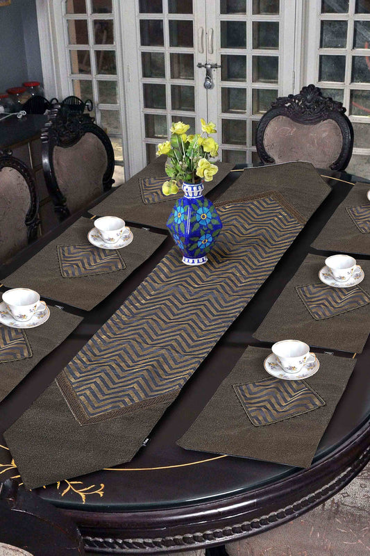 Nishat Linen - Margrita Table Runner Set - 5 Piece