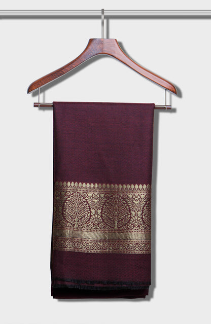 Seran - Maroon Gold - Shawl