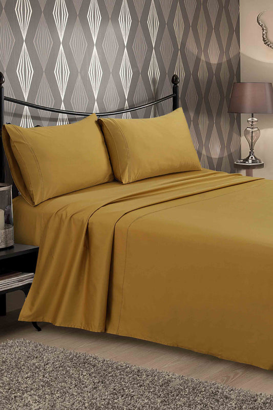 Nishat Linen - Mustard Dyed Sheet Set